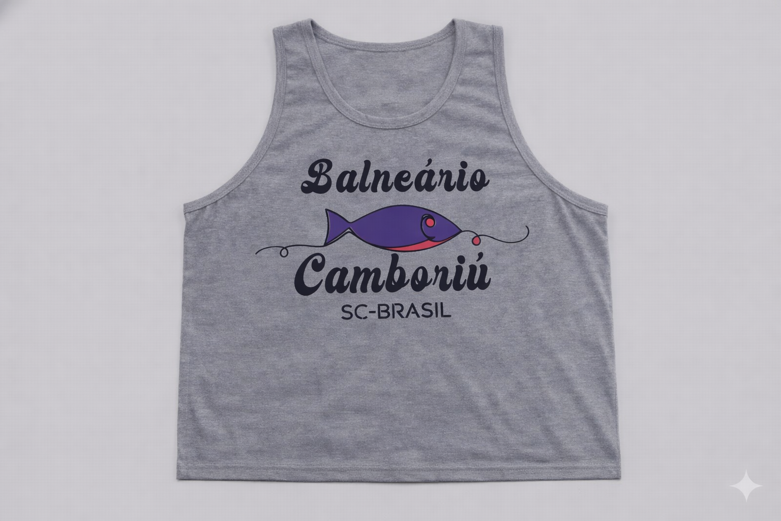 REGATA BASICA CINZA BALNEARIO CAMBORIÚ